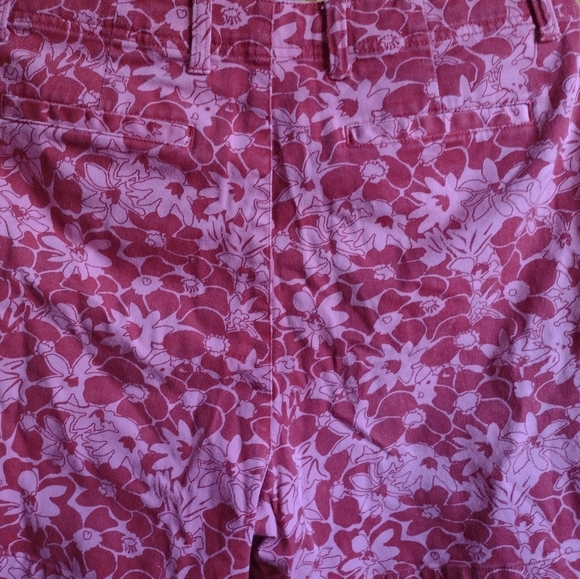 Faded Glory Pink patterned cotton stretch shorts. - Picture 4 of 6